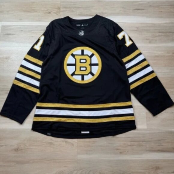 Adidas Boston Bruins Taylor Hall 100th Hockey Jersey -Black- IM8282 52/M, 60/3XL - Picture 1 of 13